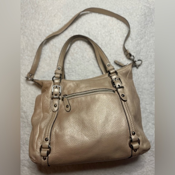 EUC GORGEOUS COACH large leather bag with handles and shoulder strap - Picture 3 of 13